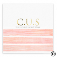 C.U.S&reg; Schmuckband Dip dye blossom pink