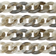 Acrylkette 22mm Grey