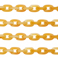 Acrylkette 15mm Amber orange