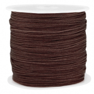Macram&eacute; Band 0.8mm Chocolate brown