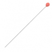 Metall Zubeh&ouml;r DQ Nietstifte 52mm Antik silber-coral red (Nickelfrei)