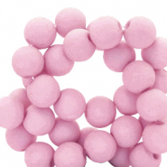 4 mm Acryl Perlen matt Lilac rose
