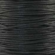 Wachskordel 0.5mm Schwarz