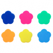 Polymer Perlen Blume Neon multicolour