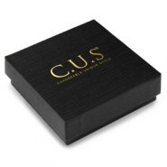 Schmuck Box C.U.S® 10x10cm Black-gold