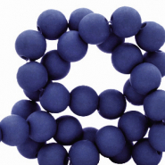 8 mm Acryl Perlen Dark royal blue