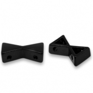 Tile beads Sandglass Black