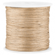 Macram&eacute; Satinband 0.8mm Beige brown