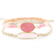 Schmucksets Halbedelstein & Kristallglas