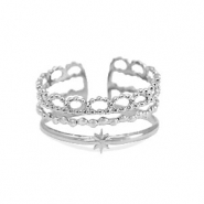 Ringe aus Stainless Steel - Rostfreiem Stahl Silber