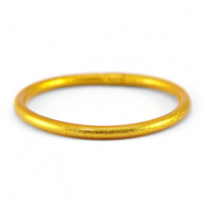 Armreifen im Temple-Look 5mm Gr&ouml;&szlig;e S Gold