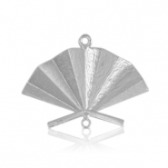 Metall Anhänger DQ Zwischenstück Antik silber (Nickelfrei)