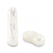 BQ S&uuml;sswasserperlen Irregular high luster Natural white