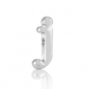 Metall Perlen Buchstabe DQ J Antik silber (Nickelfrei)