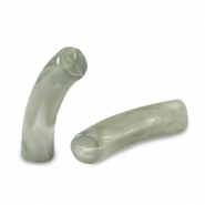 Acryl perlen Tube Marble greige