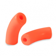Acryl perlen Tube Fluor orange