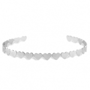 Armbänder aus Stainless Steel - Rostfreiem Stahl Herz Silver