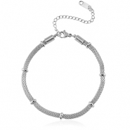 Armbänder aus Stainless Steel - Rostfreiem Stahl Silber