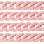 Acrylkette 29mm matt Light pink