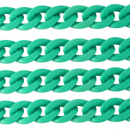 Acrylkette 22mm matt Cabana green