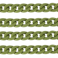 Acrylkette 18mm matt Grove green