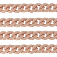 Acrylkette 18mm matt Vintage pink