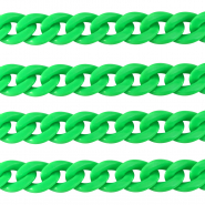 Acrylkette 18mm shiny Neon green