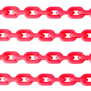 Acrylkette 15mm shiny Neon pink