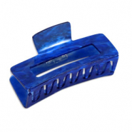 Haarschmuck hair clamp Cobalt blue marble