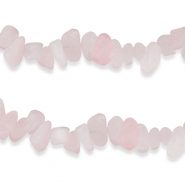 Chips Steine Perlen Rosenquarz Misty rose