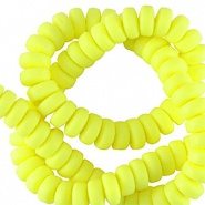 Polymer Perlen Rondell 7mm Neon yellow