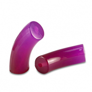 Acryl perlen Tube Purple