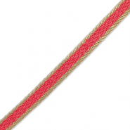 Schmuckband Raspberry pink-gold