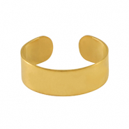 Stainless Steel - Rostfrei Stahl Schmuckzubeh&ouml;r Ringe Gold