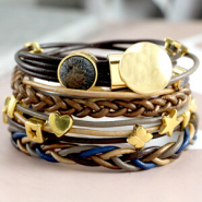 Schmucksets DQ Leder Boho Style