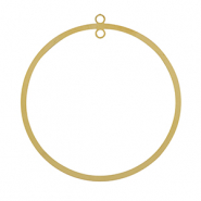 Stainless Steel - Rostfrei Stahl Anhänger 52mm Gold