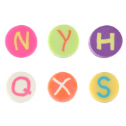 Polymer Perlen Buchstaben Multicolour