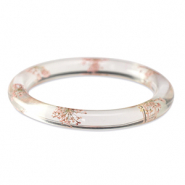 Armb&auml;nder mit getrockneter Blume Light pink