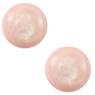 7 mm classic Cabochon Polaris Elements Jais Light pink