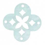Resin Anh&auml;nger Mosaik Sky blue