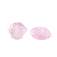 Acryl Perlen Muschel Transparent azalea pink