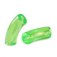 Tube Acrylperlen Peridot green-AB coating