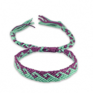 Armb&auml;nder Grape purple-turquoise