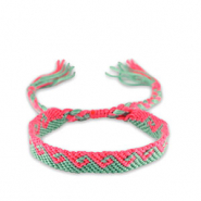 Armb&auml;nder Neon pink-turquoise