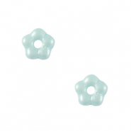 Böhmische Perlen Blume 5mm Light blue