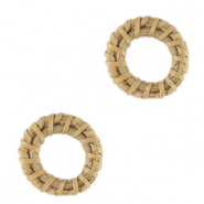 Rattan Anh&auml;nger 24mm Natural beige