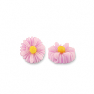 Resin Perlen Blume 8mm Lilac pink