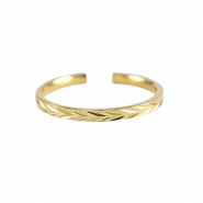 Ringe aus Stainless Steel - Rostfreiem Stahl Gold