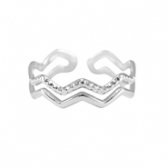 Ringe aus Stainless Steel - Rostfreiem Stahl Silber