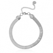 Armbänder aus Stainless Steel - Rostfreiem Stahl Silber